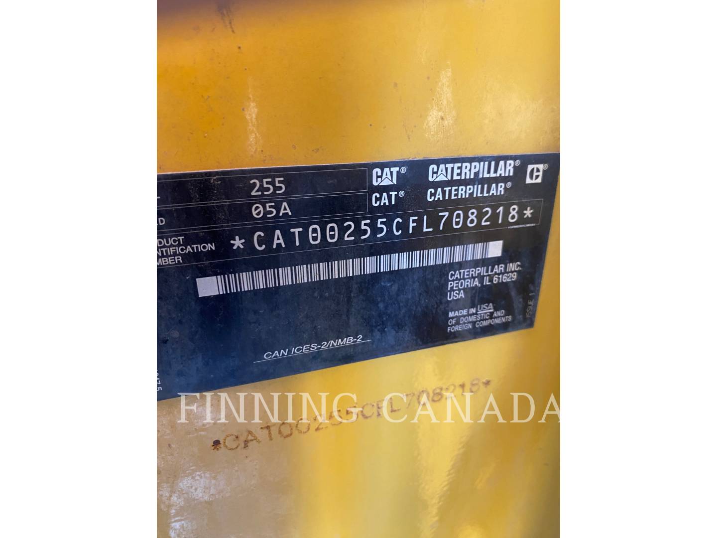 Caterpillar 255-05, 752 hours, S/N: FL708218, 2025 - Image 6