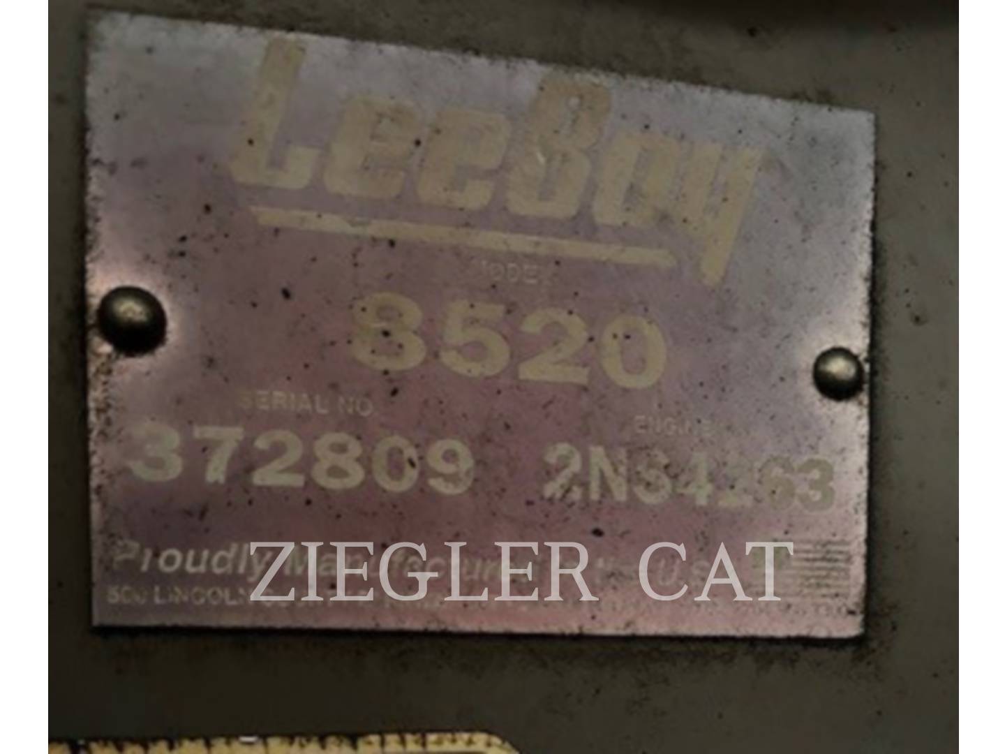 Lee-Boy 8520C, Asphalt Paver, 1435 hours, S/N: 372809, 2023 - Image 6