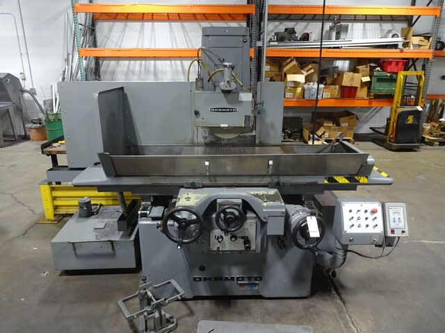 16" x 32" Okamoto #1632N, Reciprocating Surface Grinder, 12" diameter x 1.5" wide grinding wheel, 5 HP - Image 2