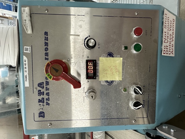 32" x 120" Braun #2S32, 2-Roll Steam Heated Flatwork Ironer, 125 psig, 208 Volt, 2002 - Image 3