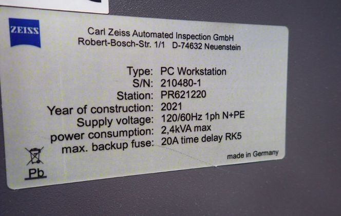 Zeiss #AI-MAX, Automated Inspection Machine, 2021 - Image 7