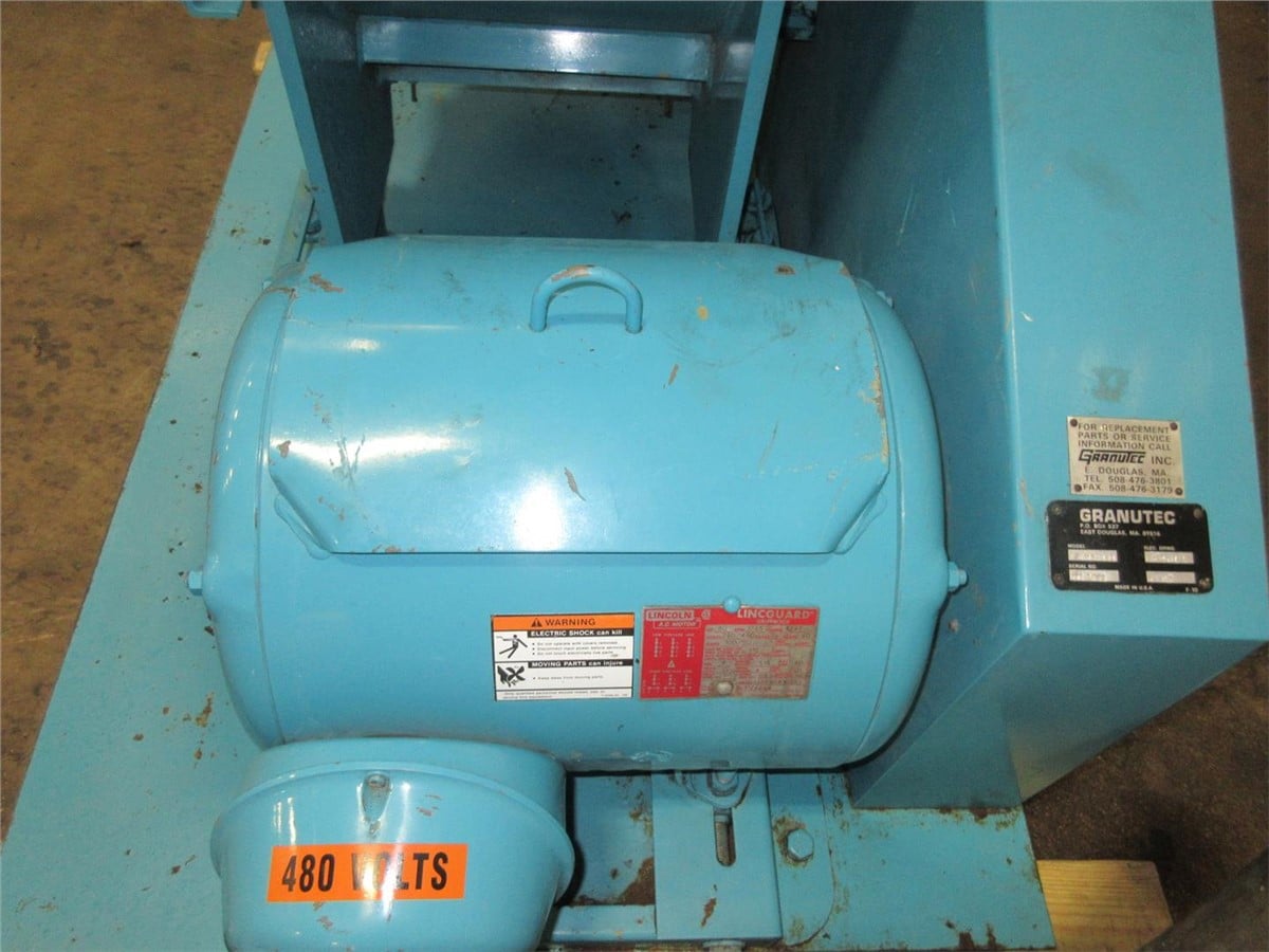 16" x 16" Granutec #TFG1616HD40, granulator, 40 HP, Air-Veyor discharge, #8791 - Image 10