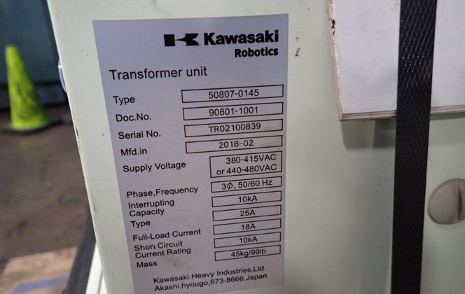 Kawasaki, RS010LA, 6-Axis Industrial Robot, 10 KG, 2018 (5 available) - Image 10