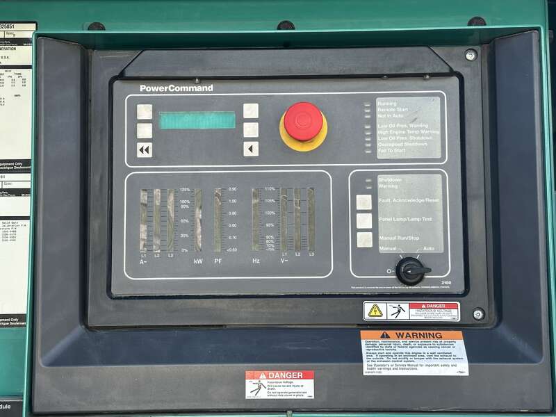 250 KW Cummins #DQDAA, diesel generator set, 277/480 Volts, 85 hours, 464 HP @ 1800 RPM, QSL9-G7 engine, EPA - Image 9