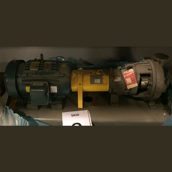 21 GPM Flowserve Centrifugal Pump, 2K2x1LF-10 M3, 2x2x1, 10" impeller, 3560 RPM, 25 HP, 230 PSI - Image 2