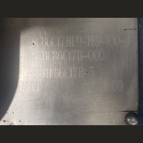 Pioneer Pump #SC86C17BL9-HG-100-1, Centrifugal Pump, 8" x 6", 17" impeller, 2850 GPM max, 1780 RPM - Image 5