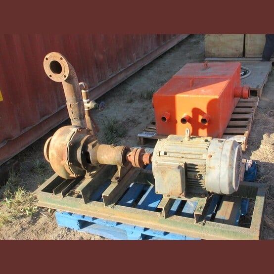 3" x 3" Centrifugal Pump, #M2-160M-4, 14" diameter impeller, cast steel - Image 1
