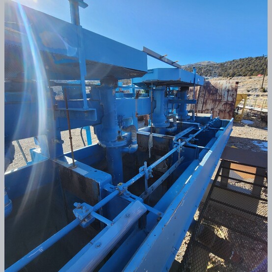 Denver Flotation Cells, (2) Banks of (2) Cells, 10 HP/Bank, 208-230/460 V., 60 Hz, 3 Ph., With Catwalk - Image 2