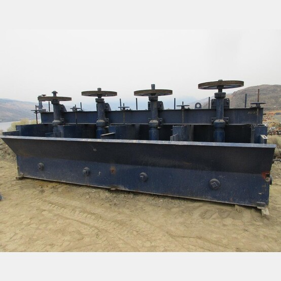 Denver #No. 24, Flotation Cells, Sub-A Style, Bank of 4, 10 HP/2 Cells, 550 V., 1780 RPM, V-Belt Drive - Image 1