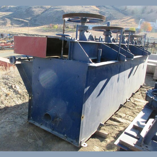 Denver #No. 24, Flotation Cells, Sub-A Style, Bank of 4, 10 HP/2 Cells, 550 V., 1780 RPM, V-Belt Drive - Image 3