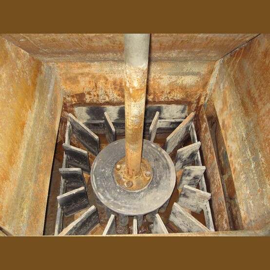 Galigher #No. 24 Agitair, Flotation Cells, Bank of (2), 10 Cu. Ft./Cell, 24" x 24" x 21", 12" Impellers - Image 9