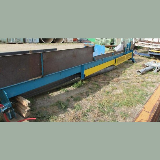 18" x 58' Troughed Channel Conveyor, 0.25" Thick 3 PLY Chevron Belt, 48" width x 63' L x 51" H Overall - Image 4