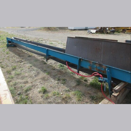 18" x 58' Troughed Channel Conveyor, 0.25" Thick 3 PLY Chevron Belt, 48" width x 63' L x 51" H Overall - Image 5