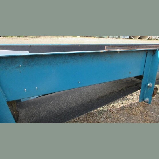 18" x 58' Troughed Channel Conveyor, 0.25" Thick 3 PLY Chevron Belt, 48" width x 63' L x 51" H Overall - Image 7