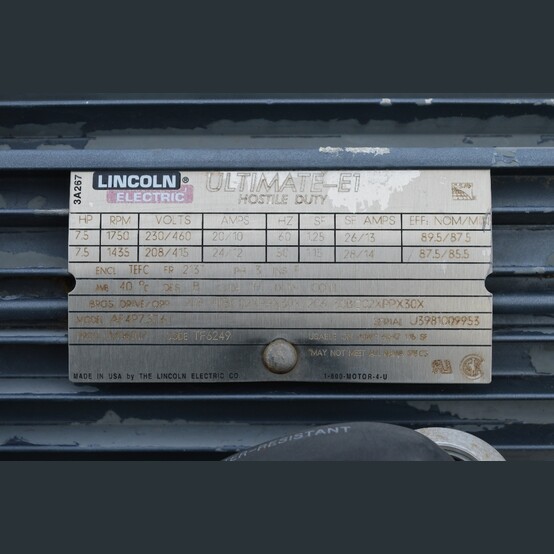 36" Log Cut-Off Saw, 7.5 HP, 230/460 V., 1750 RPM, 213T Fr., Cuts up to 16" diameter Log - Image 6