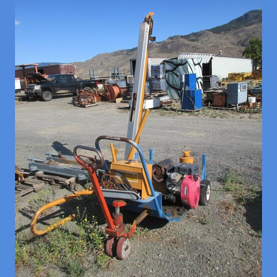 L-M Equipment #200MP-7-SS, Portable Cross Cut Chainsaw, 84" Bar, 52" width x 48" H Cut Capacity, 20 HP Honda - Image 3