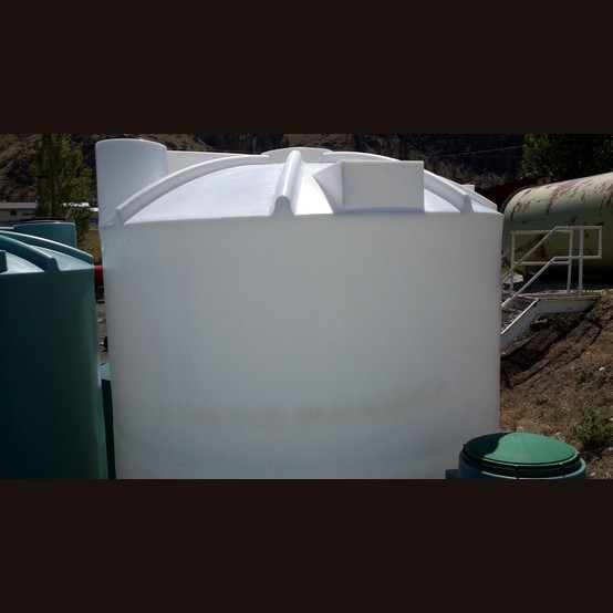 5,600 Gallon Vertical Polyethylene Tank, 25,200 Liters, NEW, N - Image 2