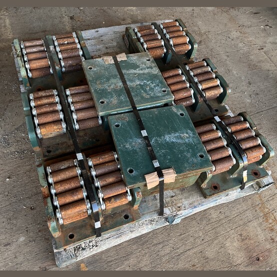 60 Ton Hilman #60-WBNT, Wide-Body Mountable Machinery Rollers, 10 Rolls/Chain, 2 Chains/Unit (6 available) - Image 1