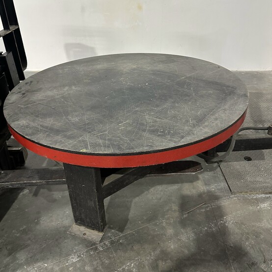 3,500 lb. Durant #3512-48, Pallet-Type Uncoiler, 48" diameter Turntable, 0-12 RPM - Image 3
