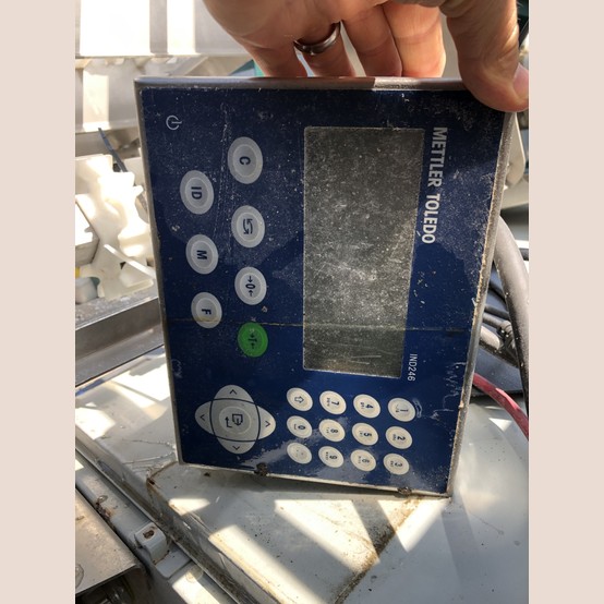 2,000 lb. Rice Lake #3X3HPQC-2K, Platform Scale, Mettler Toledo Digital Display - Image 3