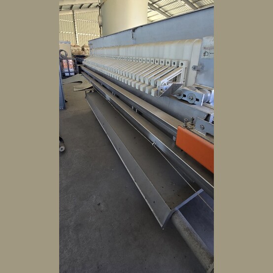 34" x 34" SinoFilter #XMZ50/870, Plate Filter Press, 50 m2, 38 plates, stainless - Image 4