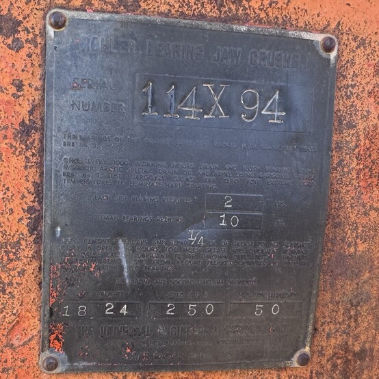 18" x 24" Universal Engineering #1824, Jaw Crusher, 23-126 TPH - Image 2