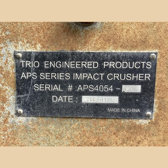 Trio Engineered Products #4054, Impact Crusher, APS Series, 250 HP, 2005 - Image 3