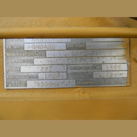 124 KW Caterpillar #3306, Diesel Generator, 480 Volts, 227 HP CAT engine, 1800 RPM, 3PH panel, 6930 hours - Image 8