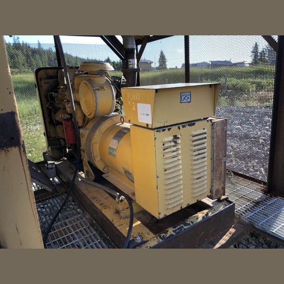 50 KW Caterpillar, Diesel Generator, 120-208 Volt, 1800 RPM CAT 3304 engine, Brown Boveri generator end, 100 - Image 2