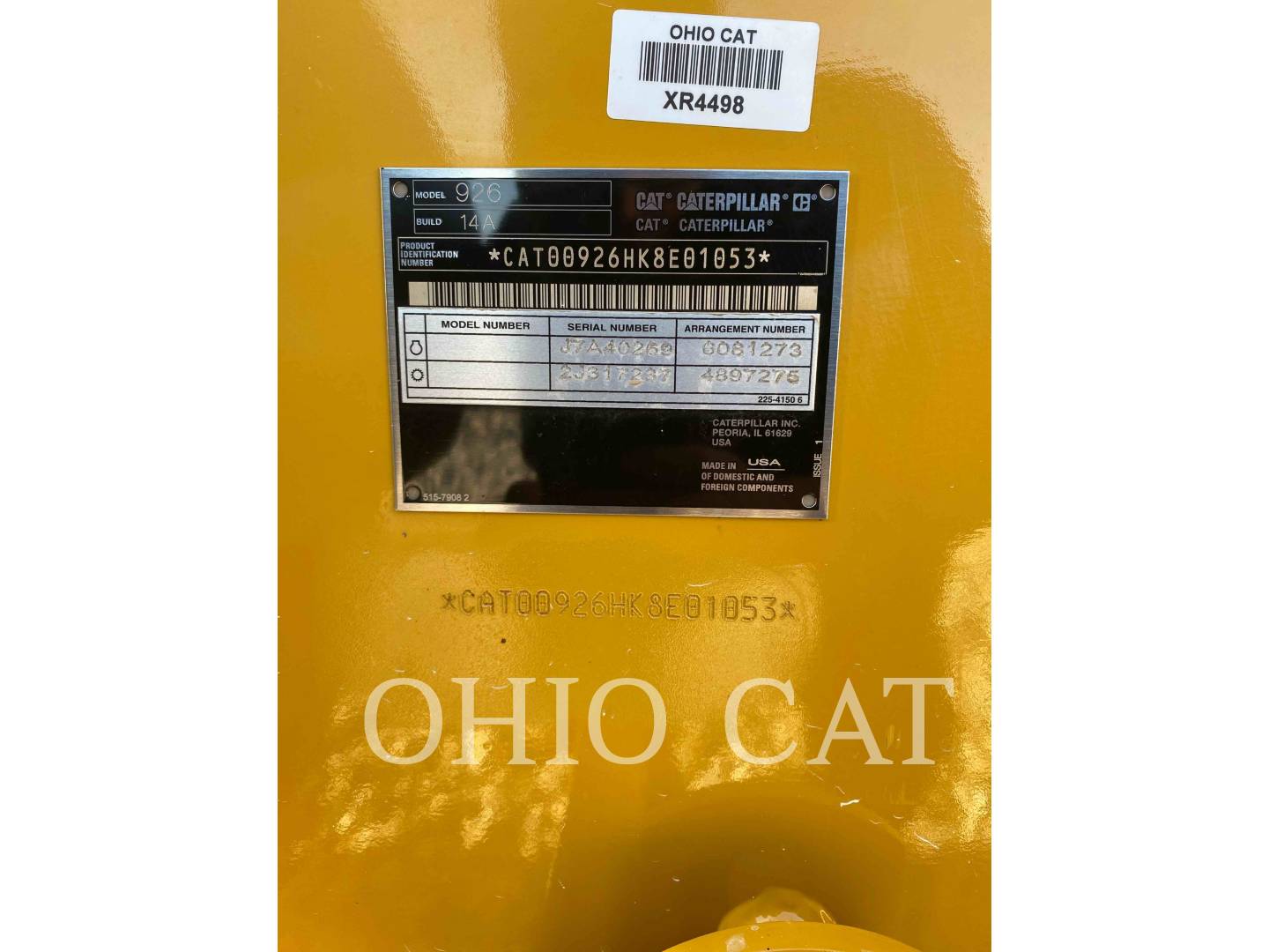 Cat 926-14A, Wheel Loader, 159 hours, S/N: K8E01053, 2025 - Image 6