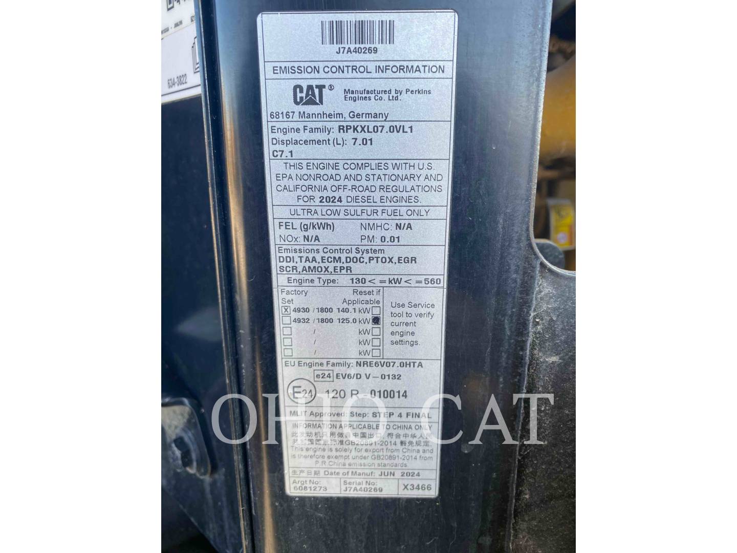 Cat 926-14A, Wheel Loader, 159 hours, S/N: K8E01053, 2025 - Image 8