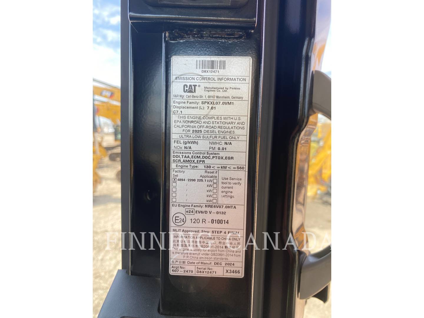 Caterpillar 336-08, 1225 hours, S/N: SYL30054, 2025 - Image 8