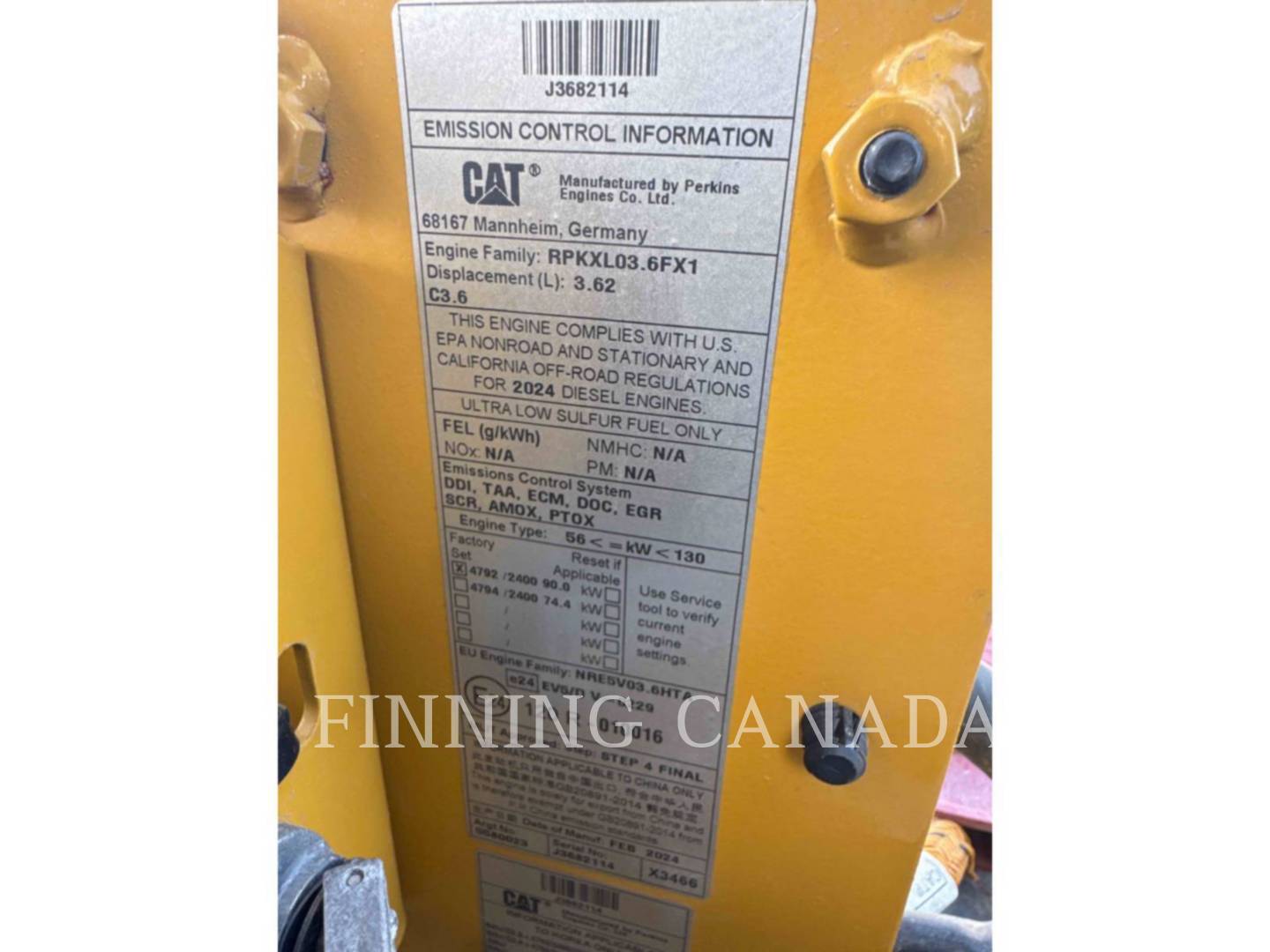 Caterpillar CP11-01, Compactor, 539 hours, S/N: 6G800164, 2024 - Image 6
