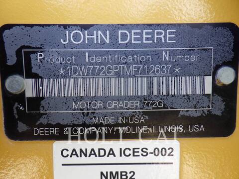 John Deere 772GP, Motor Grader, 4652 hours, S/N: 712637, 2021 - Image 6