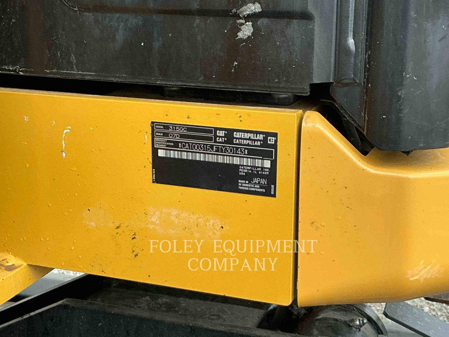 Caterpillar 315GC-079, 1910 hours, S/N: FTY30143, 2023 - Image 5