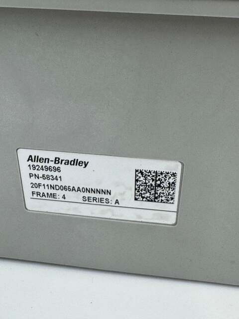 Allen-Bradley Variable Frequency Drive 20F11ND065AA0NNNNN 480V 3-Phase - Image 3