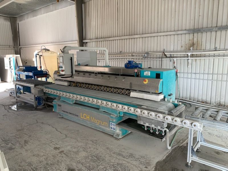 Marmo Meccanica #LCH711M, automatic horizontal edge polishing machine, continuous feed, 2017 - Image 1