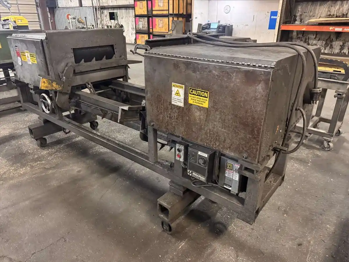 Accu Burr deburrer, 72" working length, 1/2" to 4" round capacity, 1/2" to 3" square capacity - Image 2