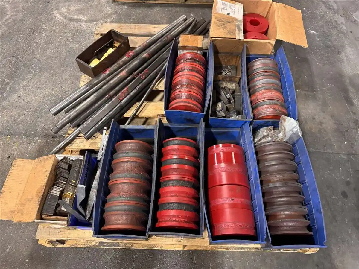 .187" - 1.50" Haven #871, dual blade shear tube cut off, 20' infeed, assorted tooling - Image 9