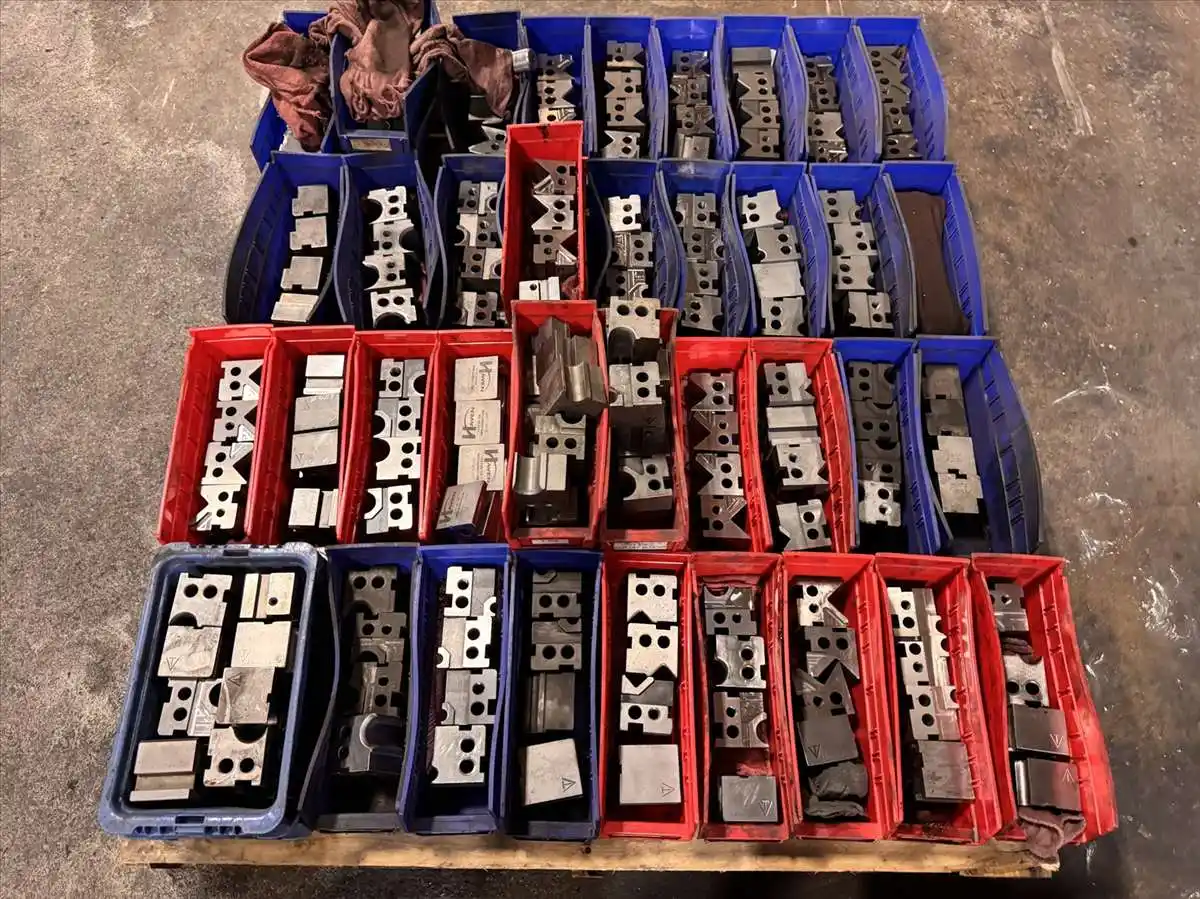 .187" - 1.50" Haven #871, dual blade shear tube cut off, 20' infeed, assorted tooling - Image 10