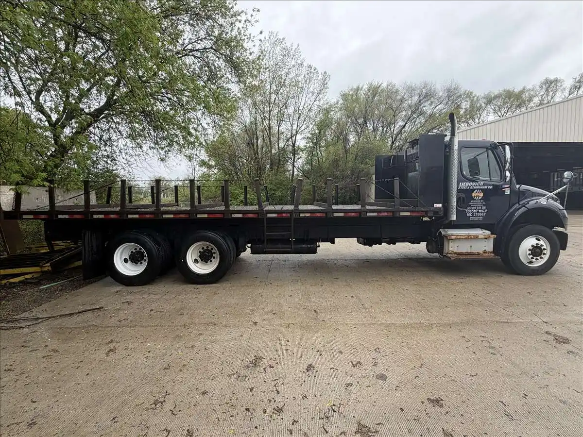 Freightliner #M2-106, stake bed truck, automatic transmission w/PRO Provision, air brakes, powered windows - Image 3