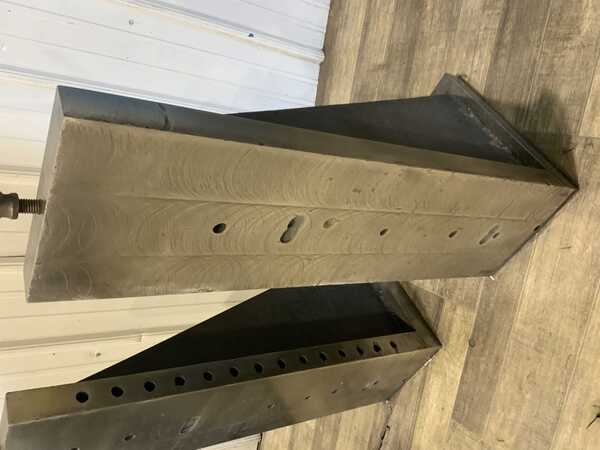10" x 35-1/4" x 15-3/4" Angle platess, 2" plate face thickness (2 available) - Image 4