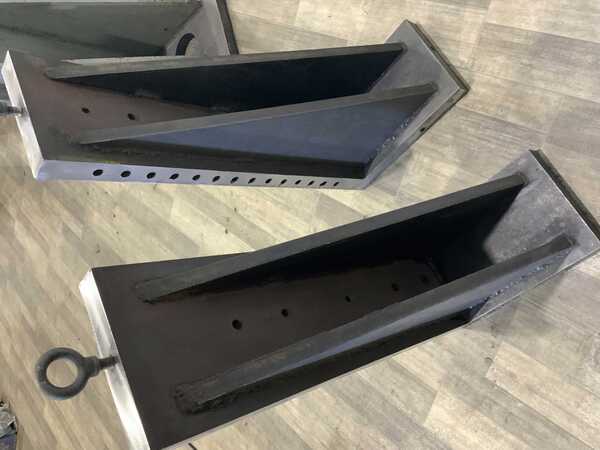 10" x 35-1/4" x 15-3/4" Angle platess, 2" plate face thickness (2 available) - Image 10