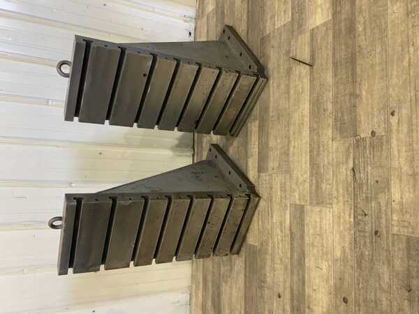 14-1/4" x 34-1/8" x 20-1/4" Angle plates, 2-1/4" plate face thickness (2 available) - Image 2