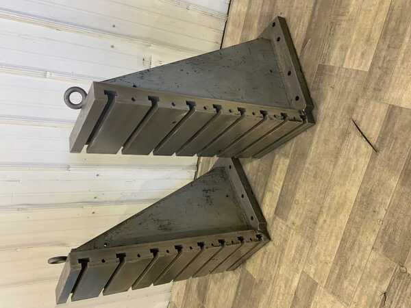 14-1/4" x 34-1/8" x 20-1/4" Angle plates, 2-1/4" plate face thickness (2 available) - Image 7
