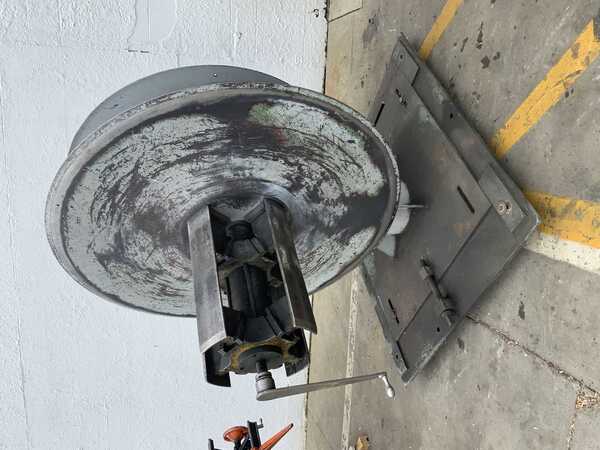 6000 lb. Samco #SUD-6000, double end coil reel, 20" width, 60" outside dimensions, 17.5"-21.5" ID, manual - Image 1