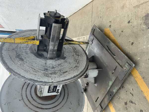 6000 lb. Samco #SUD-6000, double end coil reel, 20" width, 60" outside dimensions, 17.5"-21.5" ID, manual - Image 2