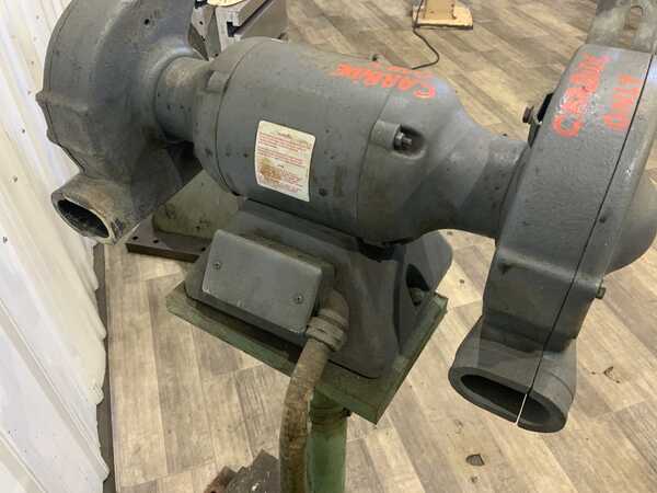 6" Baldor, doub le end pedestal grinder, 1/2 HP, 3000-6000 RPM - Image 6