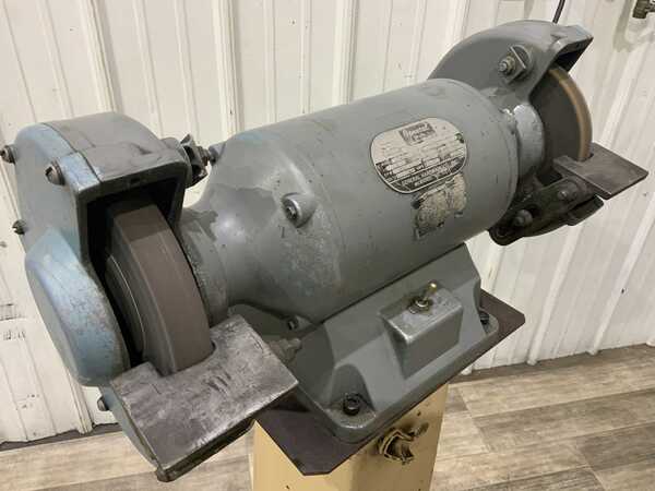 8" General #EG-800, double pedestal g5rinder, part rest, on pedestal, 3/4 HP, 3450 RPM - Image 2