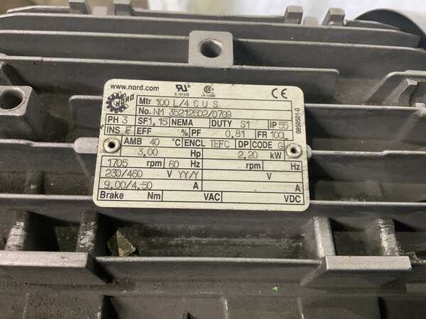 Yoder #M2, rollformer head & outboard, 2' shaft diameter, 20" roll space, 2 HP, dimpling rolls on machine - Image 6
